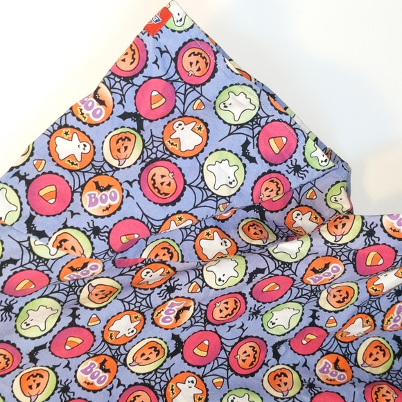 Dickies 100% Cotton Cute Halloween Print Short Sleeve Scrub Top - Picture 4 of 10